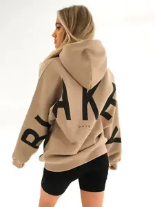 Fashion Printing Thickened Versatile Long Sleeve Loose Hooded Sweatshirt Women