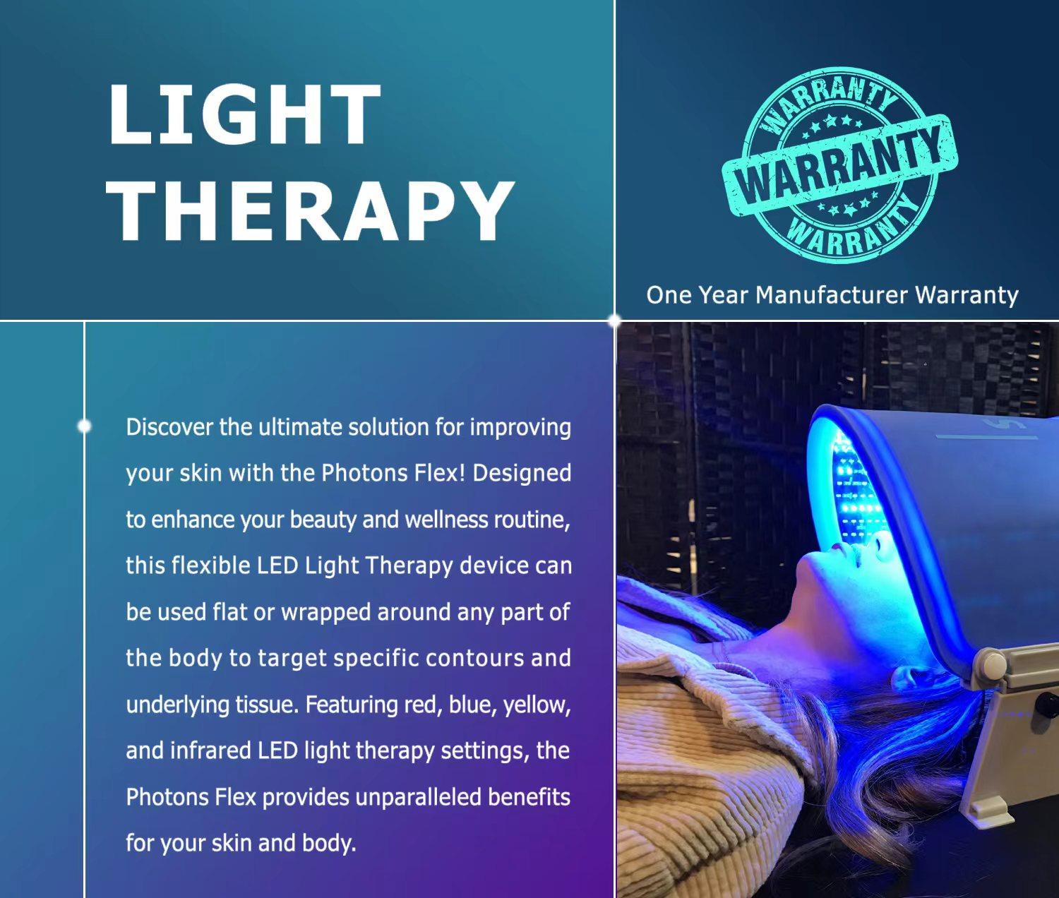 Hydraskincare PDT LED Red Light Therapy for Face Mask Facial Skin Care Rejuvenation Photon Therapy Machine