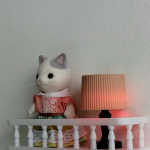 Pegboard accessories suitable for vertical hole pegboard storage, hanging board rack for dolls and small night lights, mini fantasy house vertical display rack for girl's bedroom decoration Hanging Hook