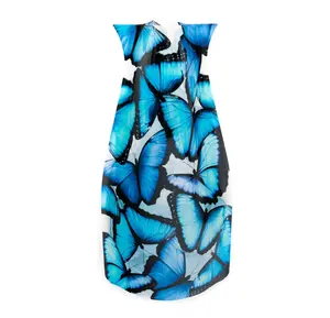 Blue Morpho Butterfly Vase