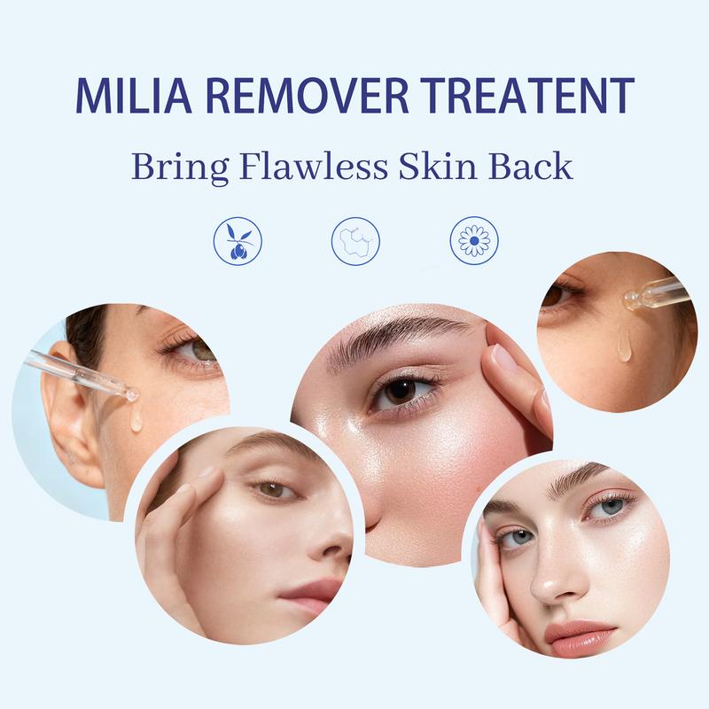 TrueRelief Milia Care Solution Serums for Face Skin Repairing with Salicylic Acid Hyaluronic Acid 0.85 oz