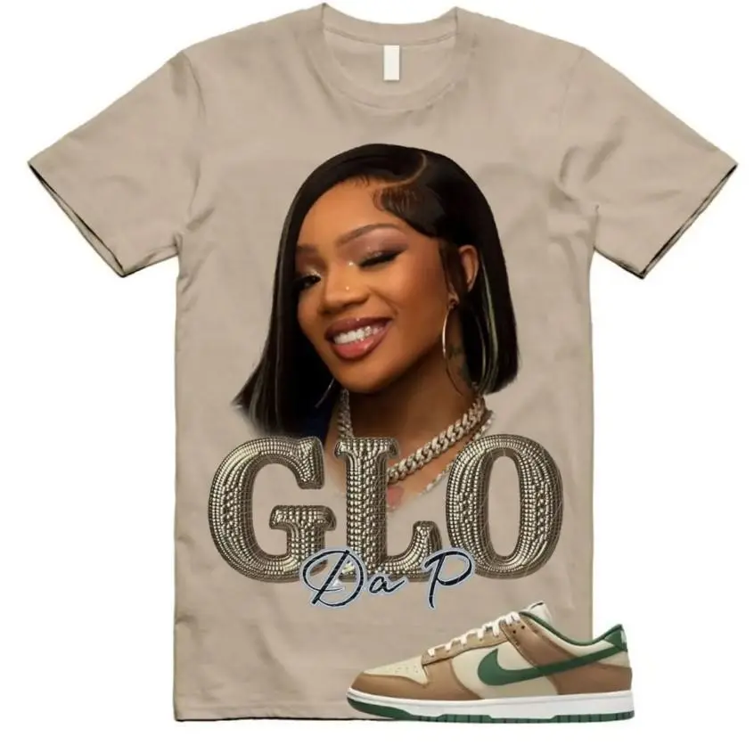 GloRilla T Shirt to match Dunk Low Tan, Unisex shirt to matching