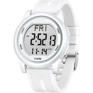 Digital Watches for Men Women:   Wristwatch with Stopwatch  Date - LED Backlight Big Numbers  Watch for Outdoor Camping Hiking Cycling