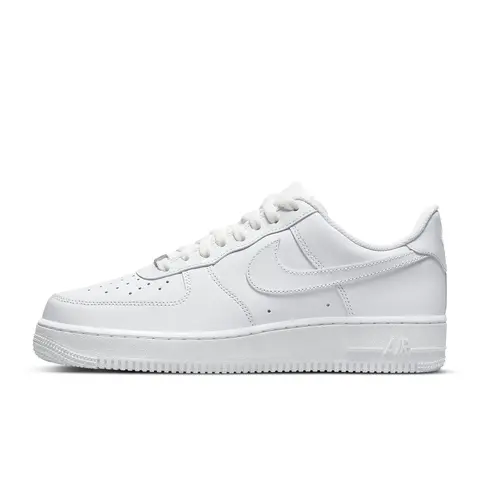 NIKE Men's Air Force 1 '07 Casual Trainer Sneaker, White Rubber Shoe (CW2288 111)