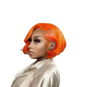 13*4 Pixie hair cut wig,human hair