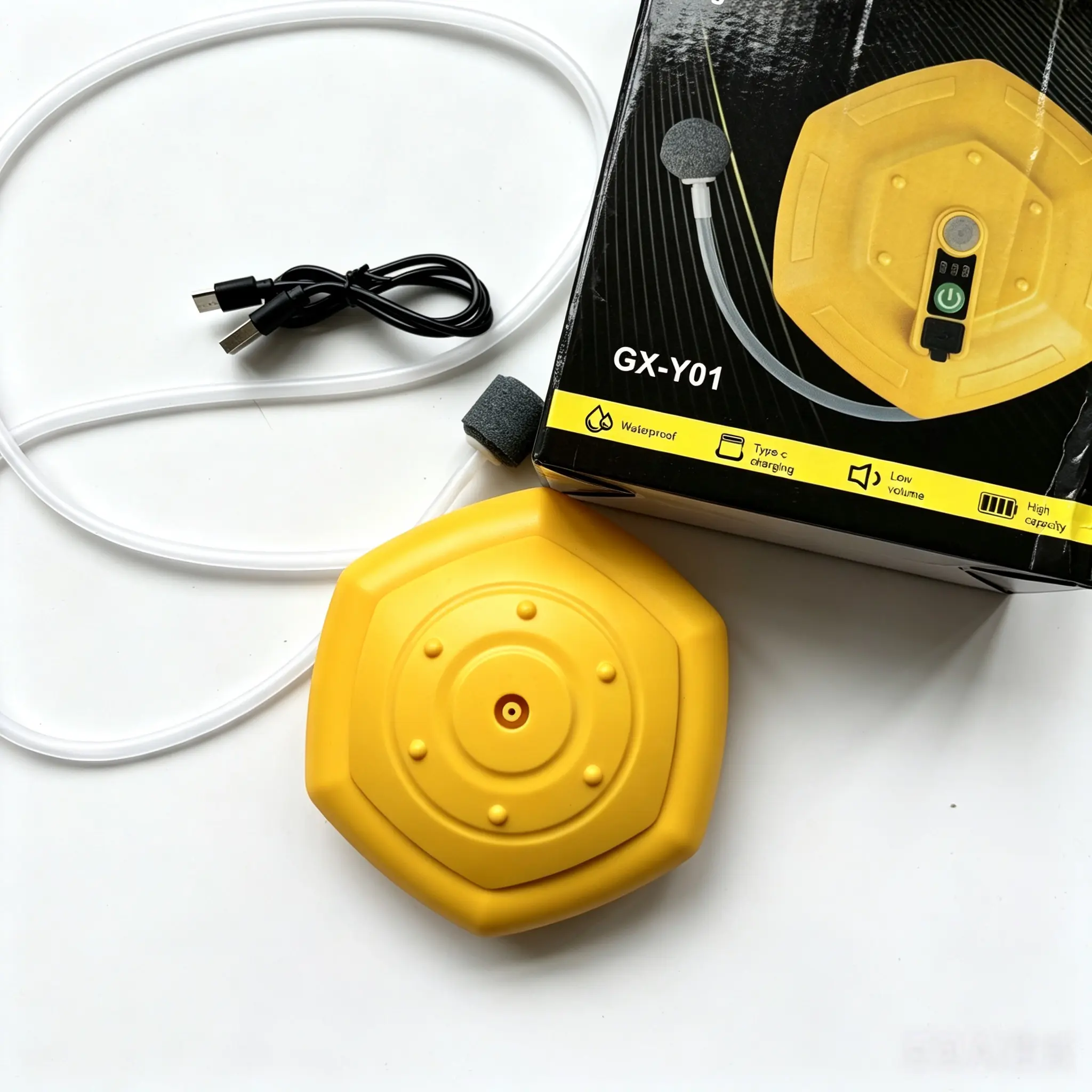 Arcpro Live Fish Transport Oxygen Pump with Sealed Charging Port | IPX7 Waterproof Adjustable 3-Speed Air Pump | 14H Runtime for Aquaculture