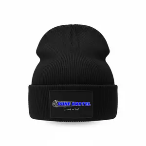 Acrylic Knit Dune Kartel beanie  – black beanie for Men & Women | Warm, Stretchy, Unisex Fit