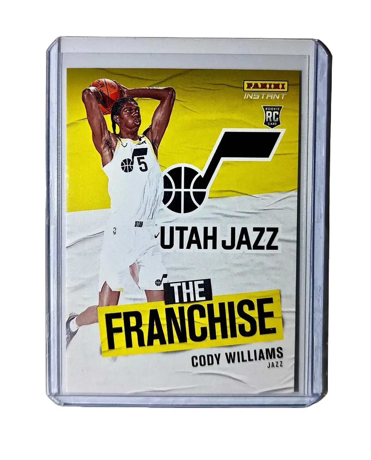 Cody Williams 2024-25 Panini The Franchise NBA #21 Rookie Card Utah Jazz 1/234