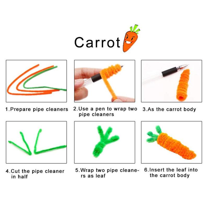 1000 Pipe Cleaners Value Pack 6 mm x 12 inch Chenille Stems for DIY Arts Crafts & Decorations Multicolor Pack