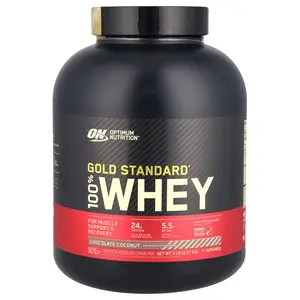Optimum Nutrition Gold Standard® 100% Whey, Chocolate Coconut, 5 lb (2.27 kg)
