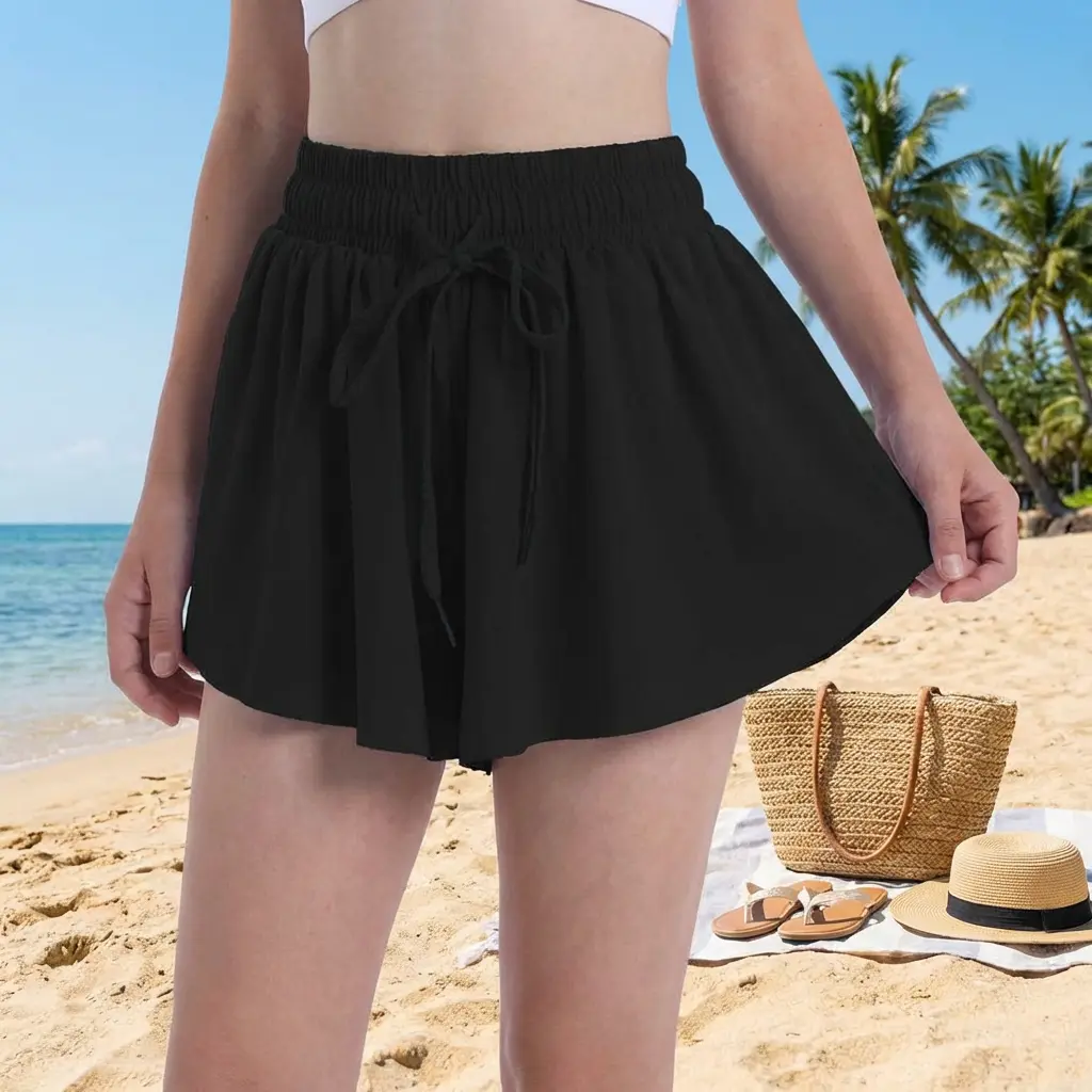 Girls' 2-in-1 Athletic Running Skirt Shorts with Spandex Liner - Flowy Butterfly Design Perfect for Cheerleading Tennis Dance Preppy Style Comfortable Breathable Stretch Fabric Activewear Girls' 2-in-1 Athletic Running Skirt Shorts with Spandex Liner - Flowy Butterfly Design Perfect for Cheerleading Tennis Dance Preppy Style Comfortable Breathable Stretch Fabric Activewear