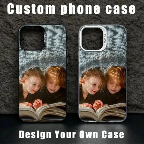 Personalized Multiple Pictures/Photos Customized Gift Custom Phone Case for iPhone 17 16 15 14 13 12 11 Pro Max 7 8 Plus,Samsung S26 S25 S24 S23 S22 Ultra, Accessories, Photo Print, Polycarbonate, Fade Resistant, Uv Print Resists Fading Over Time