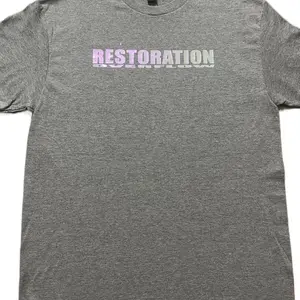 Restoration overflow shirts is a brand that made for both male and female it comes in pink and grey it’s light weight make it cool and relaxing perfect for sports and casual wear