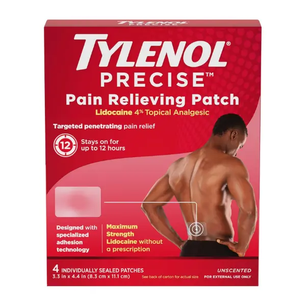 Tylenol Precise Pain Relieving Patches (Rectangle) 4 ct.