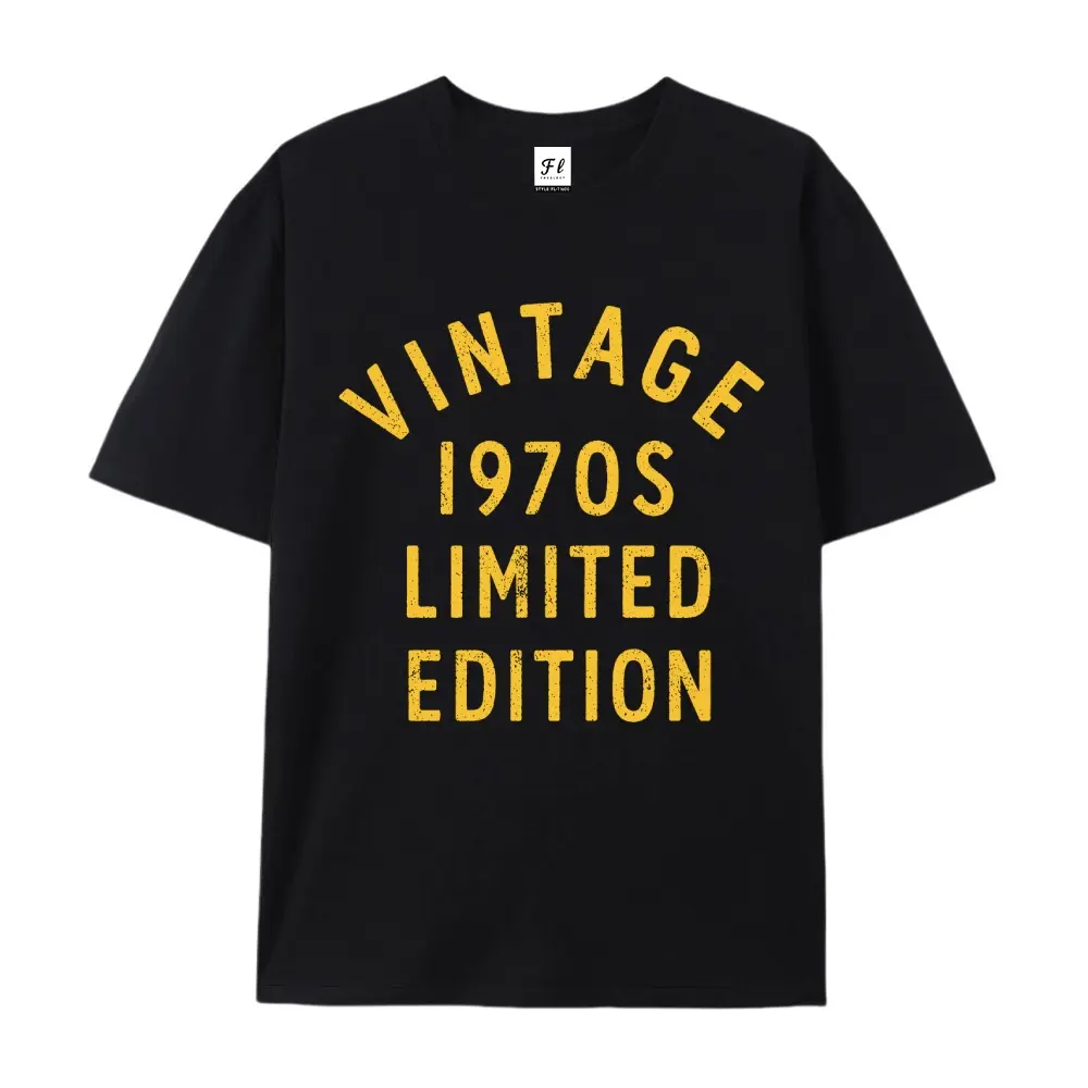 Unisex🕺 Vintage 1970s Limited Edition Cotton Short Sleeve T-Shirt Round Neck Soft Breathable Menswear Summer Streetwear Daily Outdoor Top Good Graphic Tees Funny Graphic Tee Trendy T-Shirts Oversized T Shirts Fits