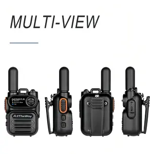 M11 Global Walkie Talkies with Sim Cards Unlimited Range - Long Range Handheld Two Way Radios - Audio 4G intercom for family contact ,Hiking,Camping
