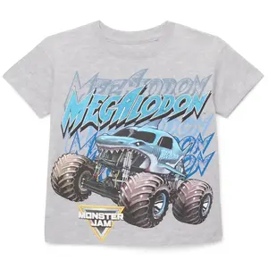 Youth and Adult Monster Jam Megalodon Graphic Short Sleeve T-Shirt for Monster Truck Fans, Racing Graphic Tee, Monster Jam shirt, Monster Truck shirt, Off-Road Motorsports Tee, Monster Truck Fan Gift, Youth clothing, summer outfit, Racing Fan Gift