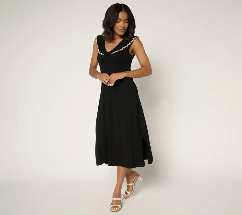 chinese dress ladies Yuki Dress | Color: Black | Size Xs