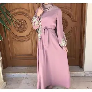 Fashion Party Mini Dress, Middle East Muslim robe dress, large size long-sleeved Hui worship clothes, Dubai women's clothing sundress, , Coastal Style, Soft Touch, Daily Wear, Travel Outfit, Effortless, Contemporary