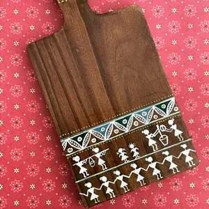 Ekta Warli cheese board (mini)