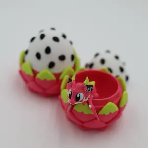 3D Printed Dragon Fruit Dragon & Egg Play Set