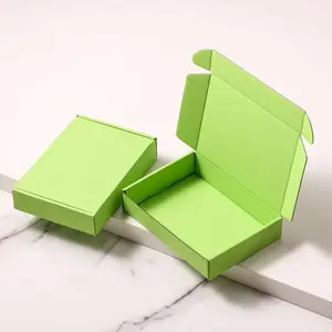 100 Pcs Premium Paper Gift Boxes in Multicolor for Shipping