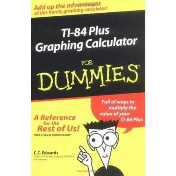 USED Book - Ti-84 Plus Graphing Calculator for Dummies by C. C. Edwards (Paperback) - english