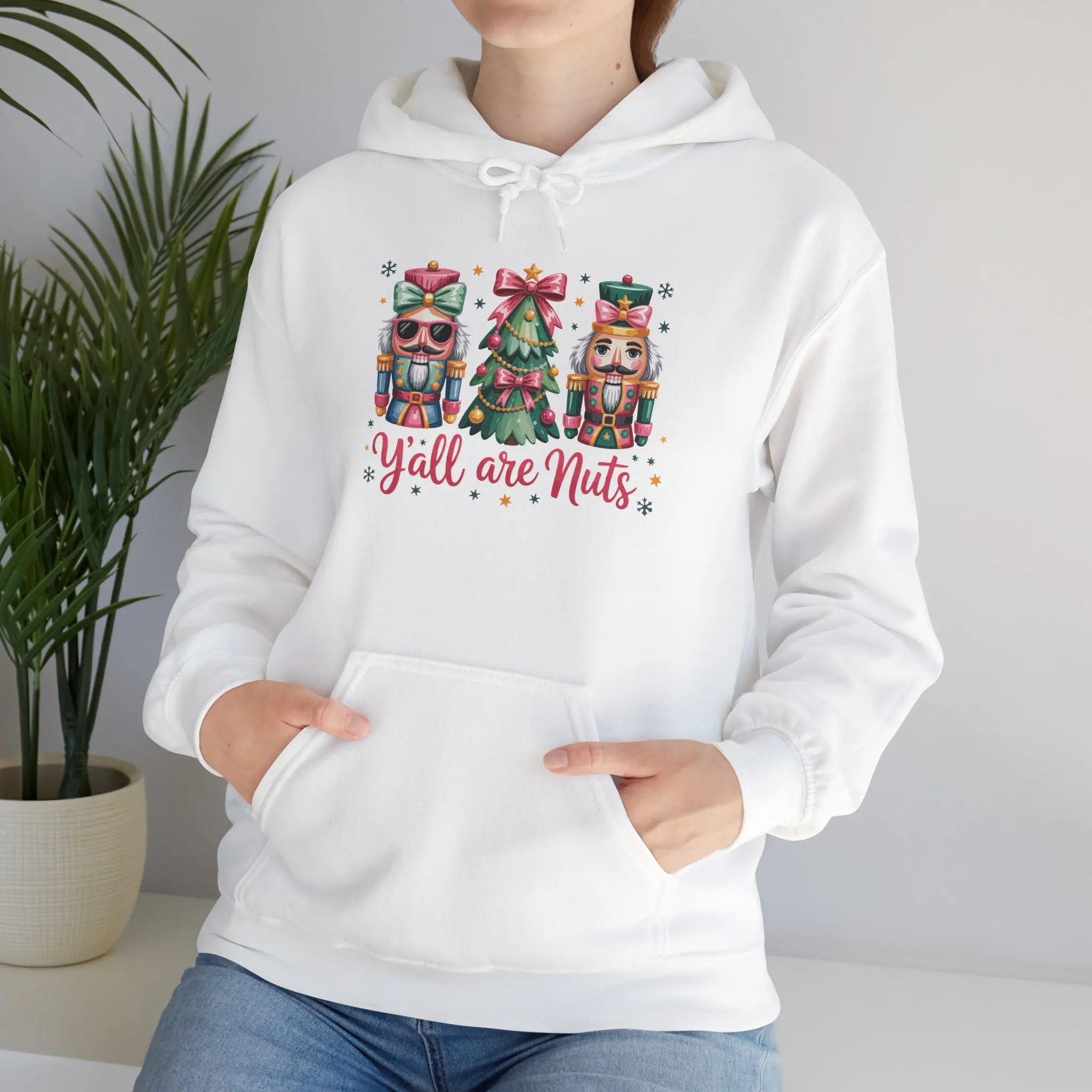 Southern Nutcracker Trio Christmas Hoodie | Y'all are Nuts sweatshirt