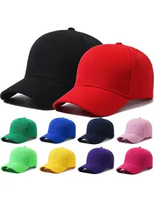 1PC Unisex Cap Casual Plain Baseball Cap Adjustable Snapback Hats For Women Men Hip Hop Cap Street Dad Hat