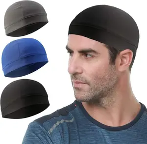 3 Pack Cooling Skull Cap – Sweat Wicking Helmet Liner for Men & Women, Cycling, Running & Sports Hat Unisex