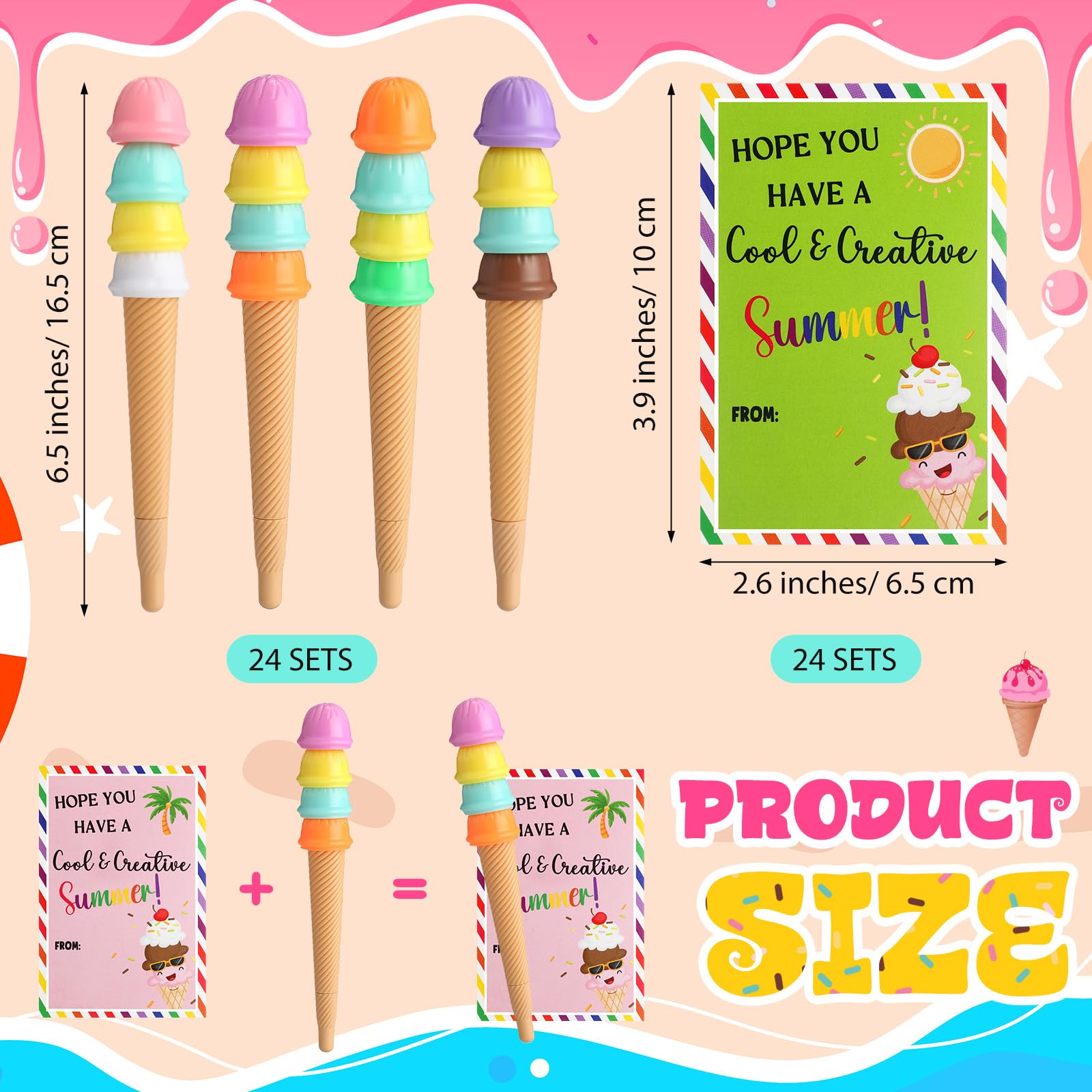 End of Year Gifts for Students Bulk Summer School Party Favors Ice Cream Pens Cards Plastic Cups with Lids for Elementary Preschool Girls and Boys Graduation Classroom Exchange Prizes Party Favors Goodie Bag Fillers Exchange Gifts Rewards End of Year Gifts for Students Bulk Summer School Party Favors Ice Cream Pens Cards Plastic Cups with Lids for Elementary Preschool Girls and Boys Graduation Classroom Exchange Prizes Party Favors Goodie Bag Fillers Exchange Gifts Rewards