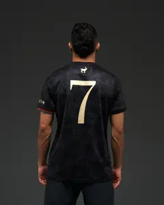 Premium CR7 Goat Mesh Full Print La Pulga Jersey Soccer Jersey, Unisex Soccer Jersey For Couple Matching, Vintage Streetwear Soccer Jersey, Perfect Gifts, Sports Top, Gym Athletic Clothes