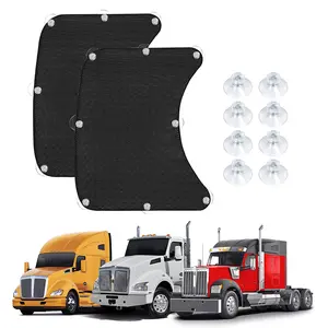 2pcSemi Truck Side Window Sun Shade for Freightliner Volvo VNL International Trucks RV | Semi Truck Accessories, Sunshade UV Protection, Keep Interior Cool