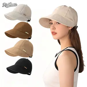 1Pcs/3Pcs Lightweight Foldable Baseball Cap | Adjustable Wide-Brim Sun Hat | Breathable, Quick-Drying Outdoor Hat With UPF UV Protection | Retro-Chic Coastal Denim-Style Dad Hat | Suitable For Beach, Golf, Hiking, Tennis, Running, And Everyday Wear