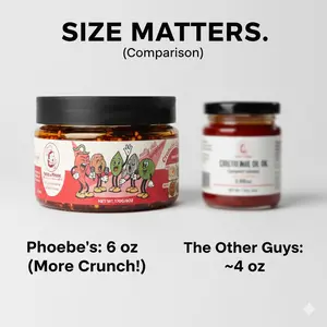 Umami Topping Crunchy Chili Oil 6 oz Taste of Everything - Variety of Low Calorie Sauces with Crispy Nuts for Stir-Fries & Soups Flavors by Phoebe Ghost Pepper Salsa leekum  keechili  crisp Hot No Beans