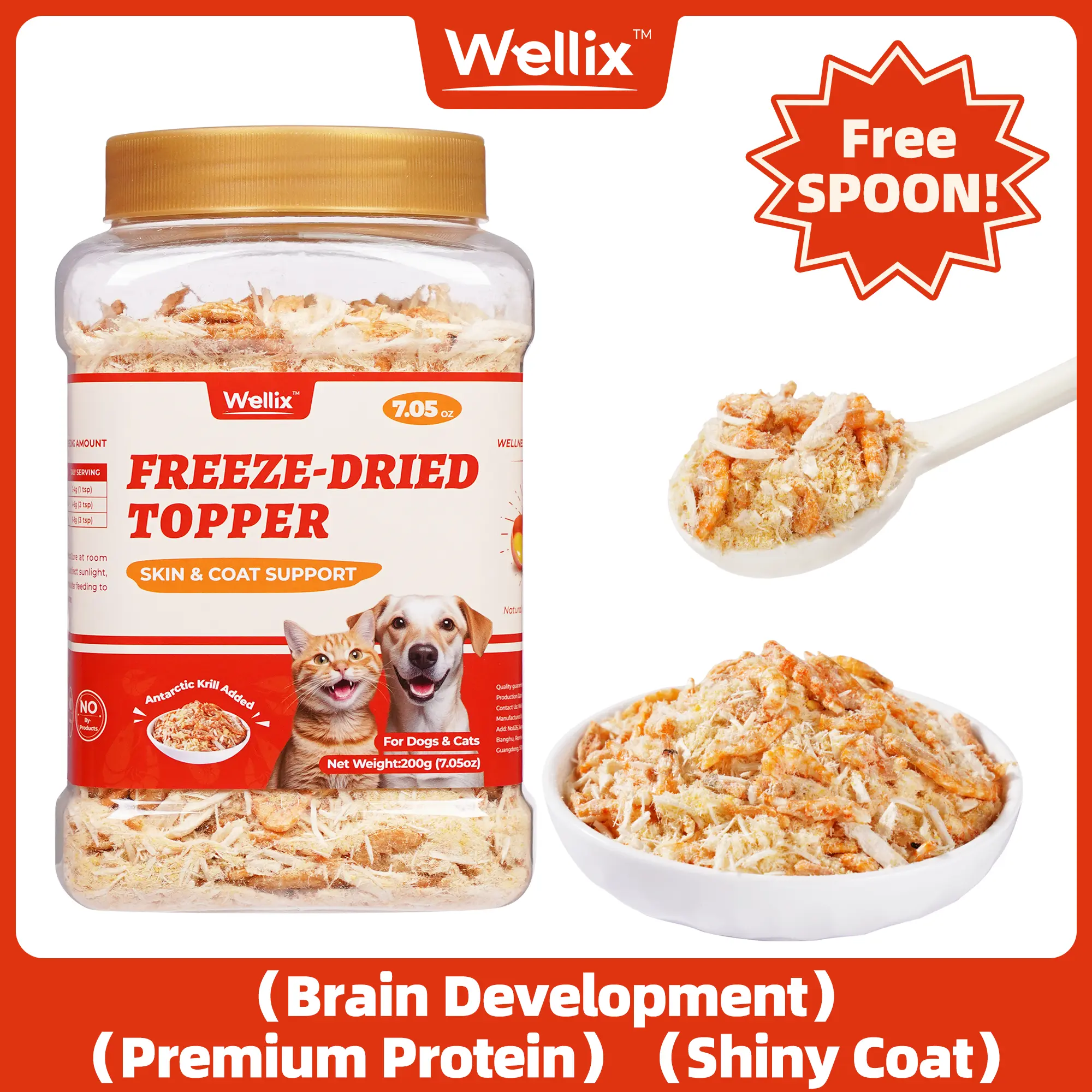 Antarctic Krill - Skin & Coat Support