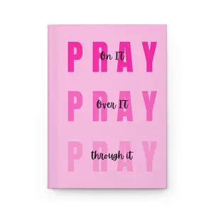 Prayer Reminder Daily Journal Hardcover Journal, Matte | Guided Gratitude & Reflection