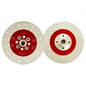 M14 Threaded Brazing Polishing Disc, Polishing Disc for Grinding Marble, Ceramic Tiles, Stone Materials, Diamond Polishing Pads, Power Tool Accessories