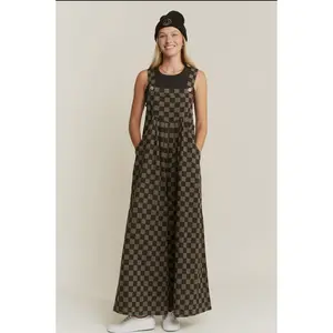 Checkered Overalls Jade byJane