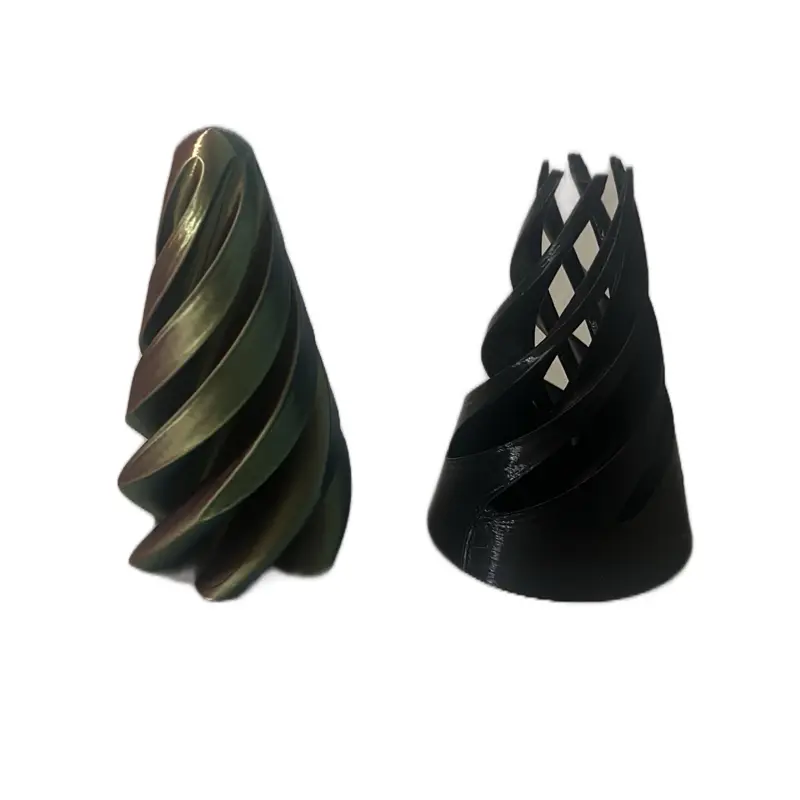 Spiral Stress Reliever Fidget Toy - Black and rainbow Design, Adjustable Fit, Fun and Engaging Plaything