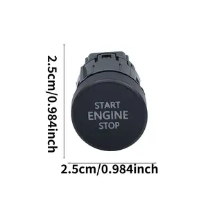 One-Button Start Switch Assembly Compatible with Skoda Octavia A5-A7, Superb B6-B8, Rapid B6-C, Kodiaq C, Yeti D, High-Quality Replacement Part