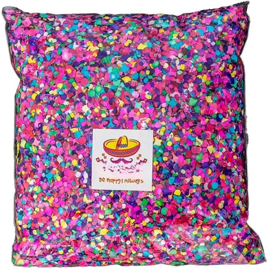 Confetti.Value Mexican Colorful paper Confetti. Medium Bag .44lb/200gr. Confetti.Value Mexican Colorful paper Confetti. Medium Bag .44lb/200gr.