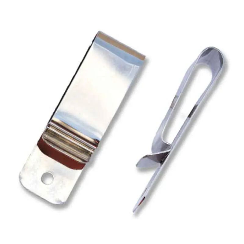 Metal Belt Holster Clip (607NP), Tempered Belt Clip, Nickel Plated