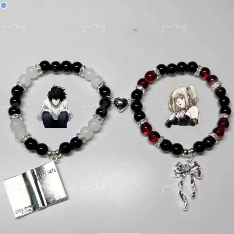 Match Llawliet x Misaamane Death Note animation inspiration handmade bracelets, fashion jewelry, role-playing jewelry, gifts