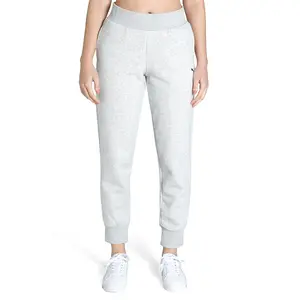 PUMA Womens Essentials Logo High Waist Joggers Casual - Grey