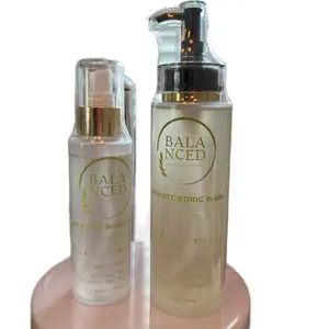 Balanced Boric Wash Gel & IntiMist Duo - Women-Owned Intimate Care Set for Gentle Cleansing and Comfort