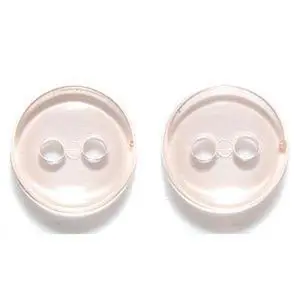 10BU231: Plastic Craft Buttons PEACH ORNG 200PC