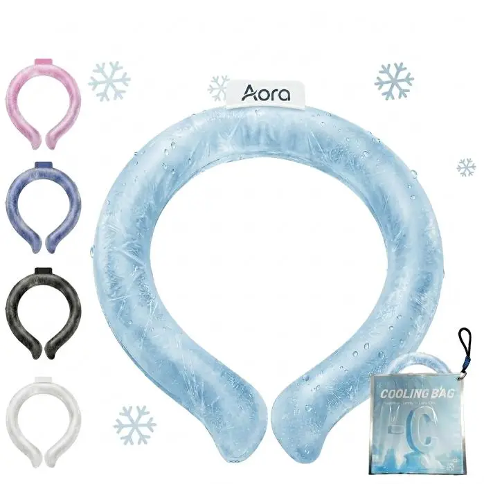 Reusable PCM Material Neck Ice Pack Collar - Compact, Wearable Cold Pack with Portable Cotton Thermal Bag, Hands-Free, 5-Hour Soothing Cooling, for Outdoor Activities, Gift (Beauty & Personal Care, Special Personal Care)