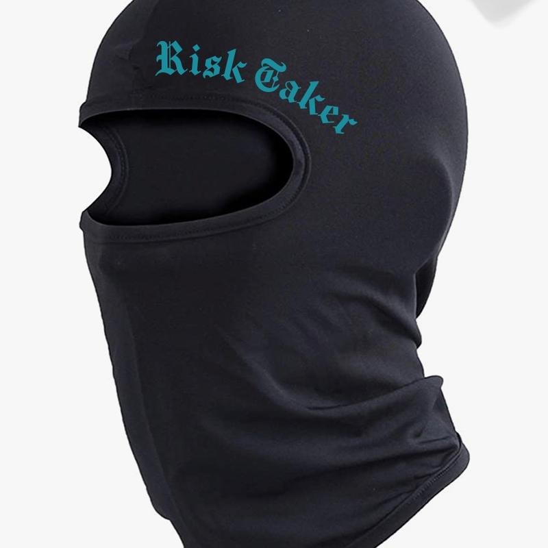 Risk taker custom shiesty ski mask,unisex and one size Breathable Elastic