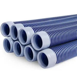 POOLWHALE Professional Swimming Pool Vacuum Cleaner Hose -1.5” 8 Piece Hoses, Perfect Vacuum Extension/Replacement - Compatible with all Major Automatic Pool Cleaners